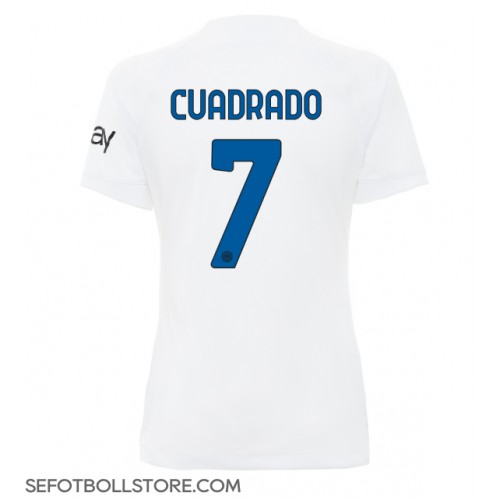 Inter Milan Juan Cuadrado #7 Replika Bortatröja Dam 2023-24 Kortärmad